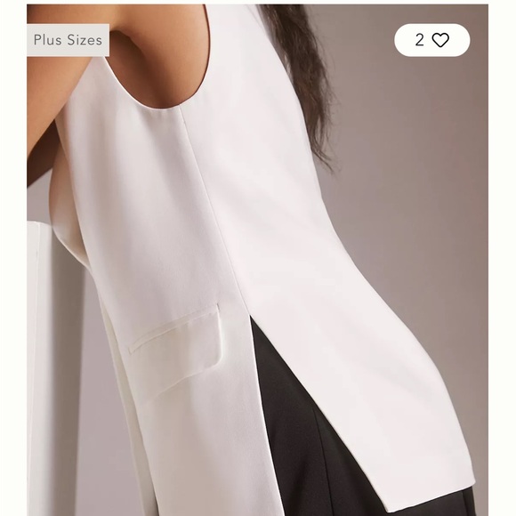 Collared Blazer Vest - Picture 4 of 5